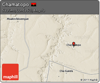 Shaded Relief 3D Map of Chamatopo