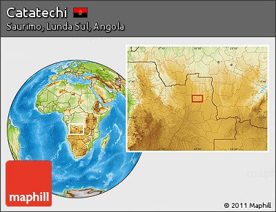 Physical Location Map of Catatechi