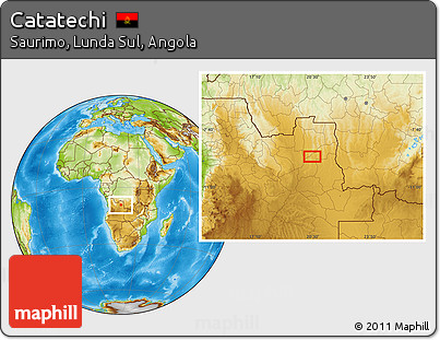 Physical Location Map of Catatechi