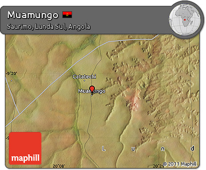 Satellite Map of Muamungo