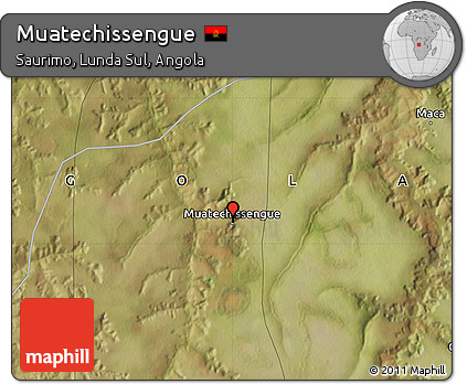 Satellite Map of Muatechissengue