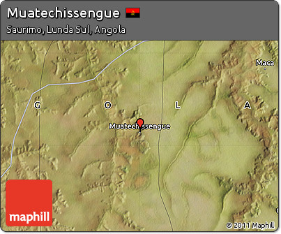 Satellite Map of Muatechissengue