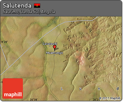 Satellite Map of Salutenda
