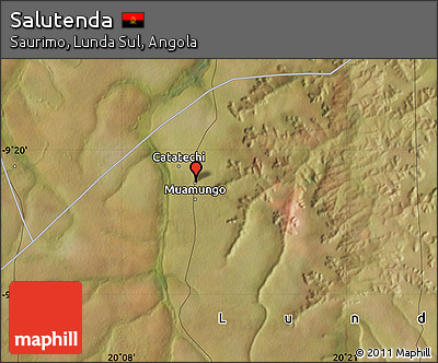 Satellite Map of Salutenda