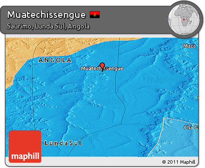 Political Panoramic Map of Muatechissengue