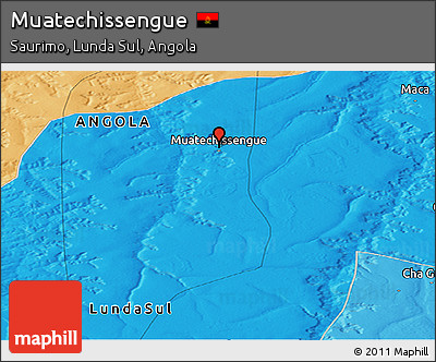 Political Panoramic Map of Muatechissengue