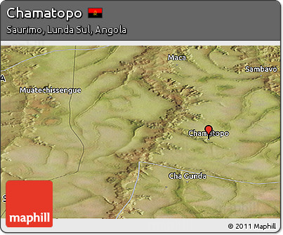 Satellite Panoramic Map of Chamatopo