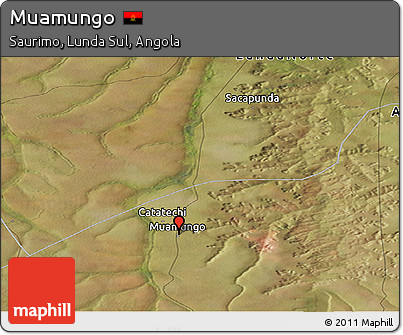 Satellite Panoramic Map of Muamungo