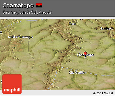 Satellite Panoramic Map of Chamatopo