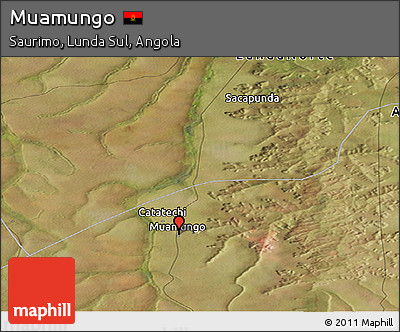 Satellite Panoramic Map of Muamungo