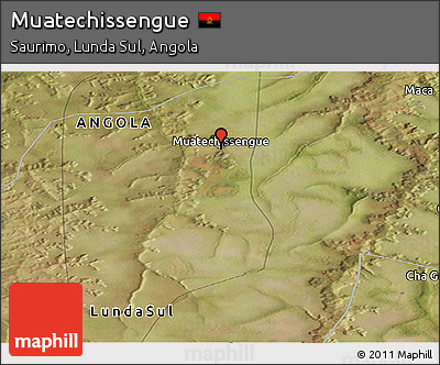 Satellite Panoramic Map of Muatechissengue