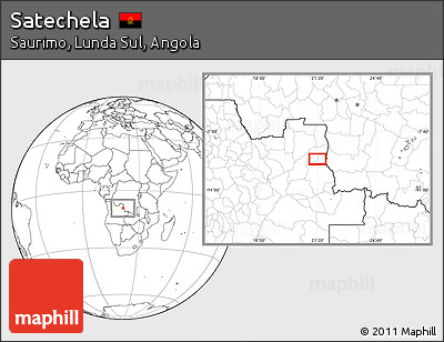 Blank Location Map of Satechela