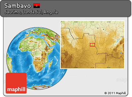 Physical Location Map of Sambavo