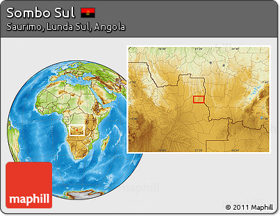 Physical Location Map of Sombo Sul