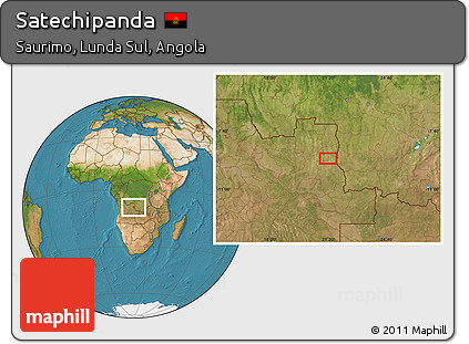 Satellite Location Map of Satechipanda