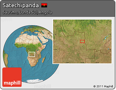 Satellite Location Map of Satechipanda