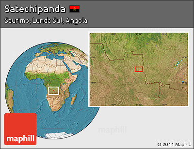 Satellite Location Map of Satechipanda