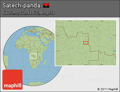 Savanna Style Location Map of Satechipanda