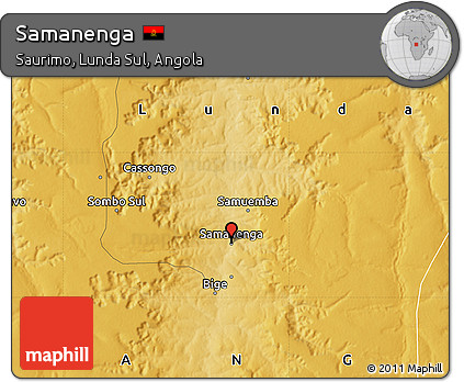 Physical Map of Samanenga