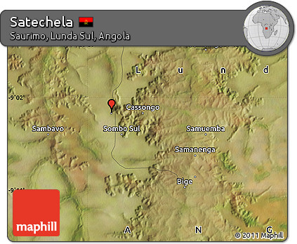 Satellite Map of Satechela