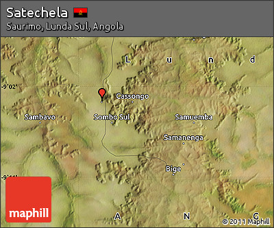Satellite Map of Satechela