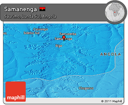Political Panoramic Map of Samanenga