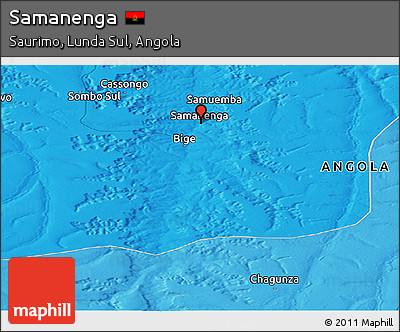 Political Panoramic Map of Samanenga