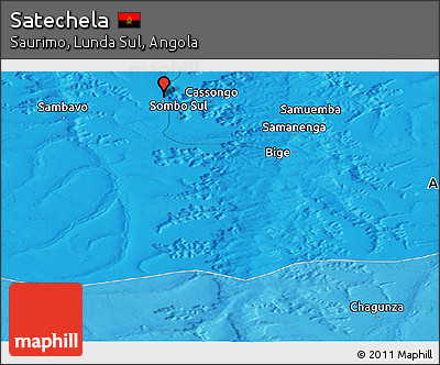 Political Panoramic Map of Satechela