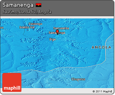 Political Panoramic Map of Samanenga