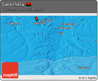 Political Panoramic Map of Satechela
