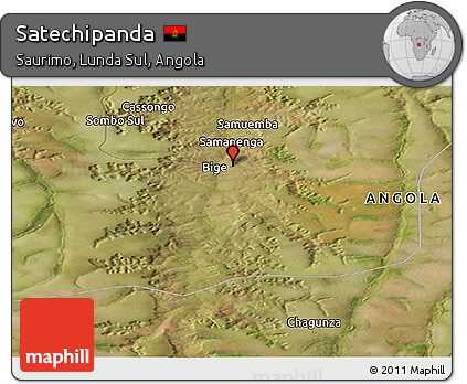 Satellite Panoramic Map of Satechipanda