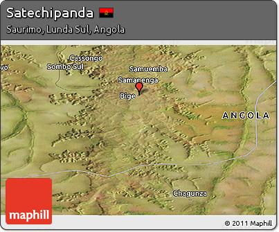 Satellite Panoramic Map of Satechipanda