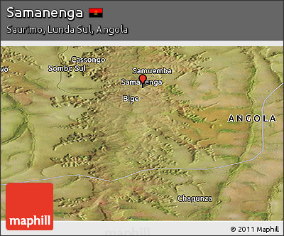 Satellite Panoramic Map of Samanenga