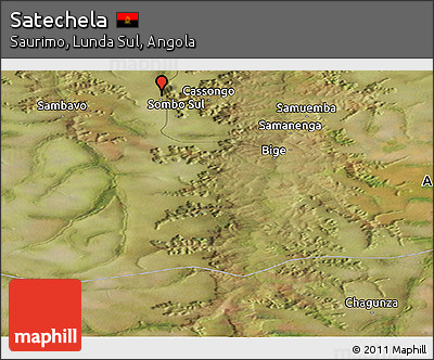 Satellite Panoramic Map of Satechela