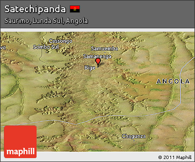 Satellite Panoramic Map of Satechipanda