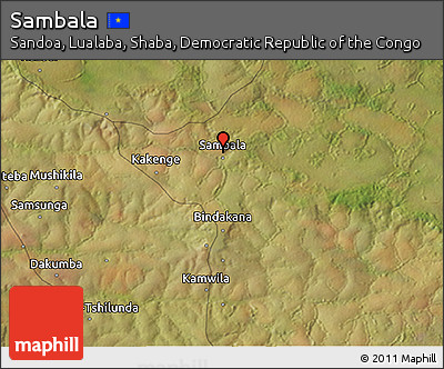 Satellite 3D Map of Sambala