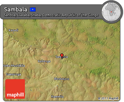 Satellite Map of Sambala