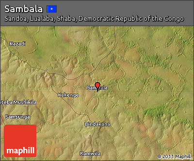 Satellite Map of Sambala