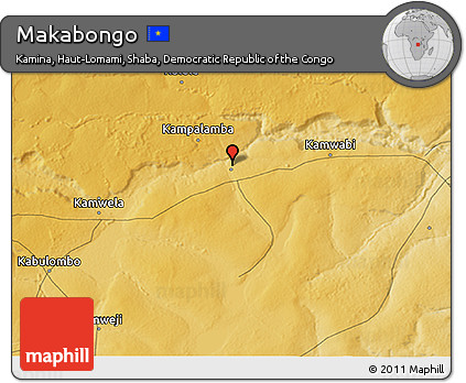 Physical 3D Map of Makabongo