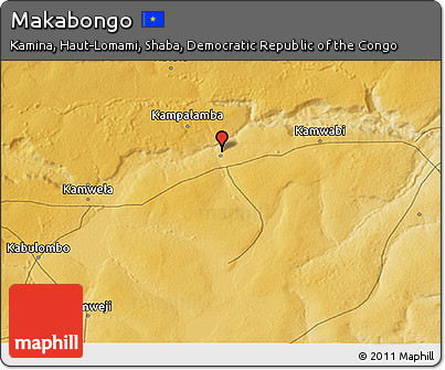 Physical 3D Map of Makabongo