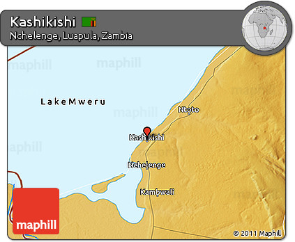 Physical 3D Map of Kashikishi