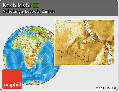 Physical Location Map of Kashikishi