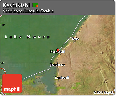 Satellite Map of Kashikishi