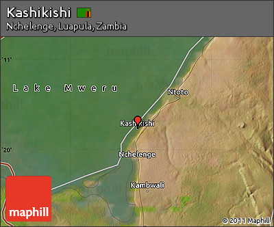 Satellite Map of Kashikishi