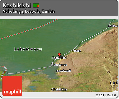 Satellite Panoramic Map of Kashikishi