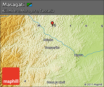 Physical Map of Masagati