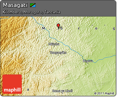 Physical Map of Masagati