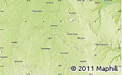 Physical Map of the area around 9° 15' 16" S, 39° 1' 29" W
