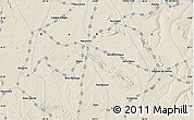 Shaded Relief Map of the area around 9° 15' 16" S, 39° 1' 29" W
