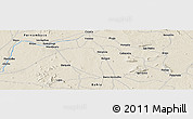 Shaded Relief Panoramic Map of the area around 9° 15' 16" S, 39° 52' 30" W